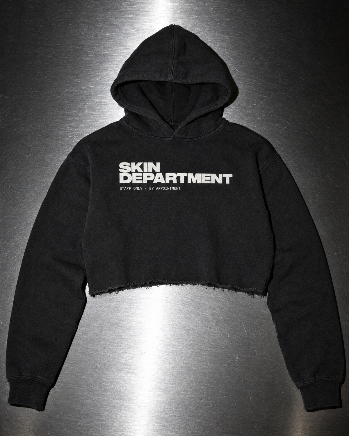 Skin Department Cropped Hoodie