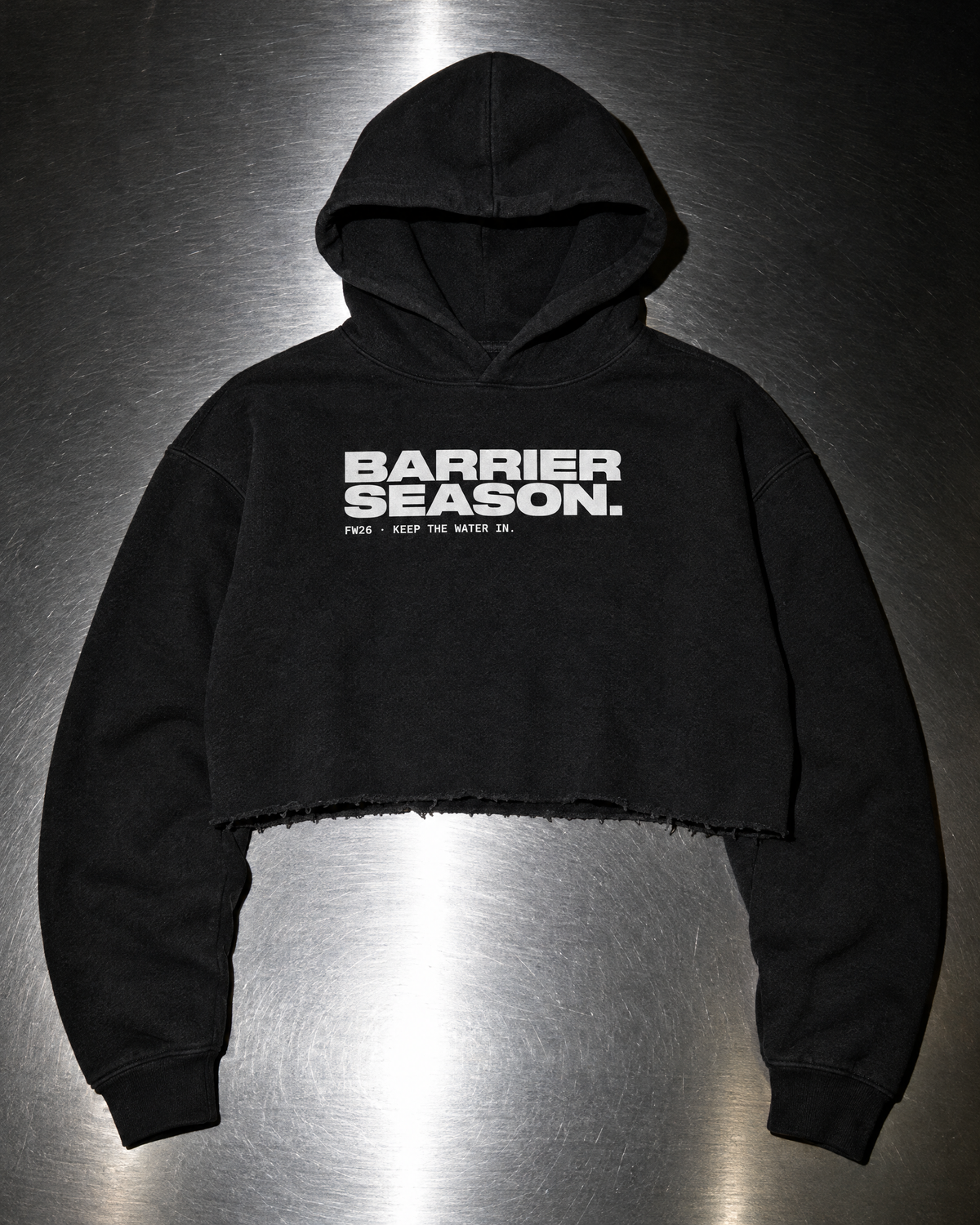 Barrier Season Cropped Hoodie