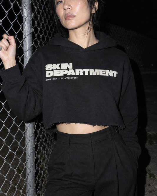 Skin Department Cropped Hoodie