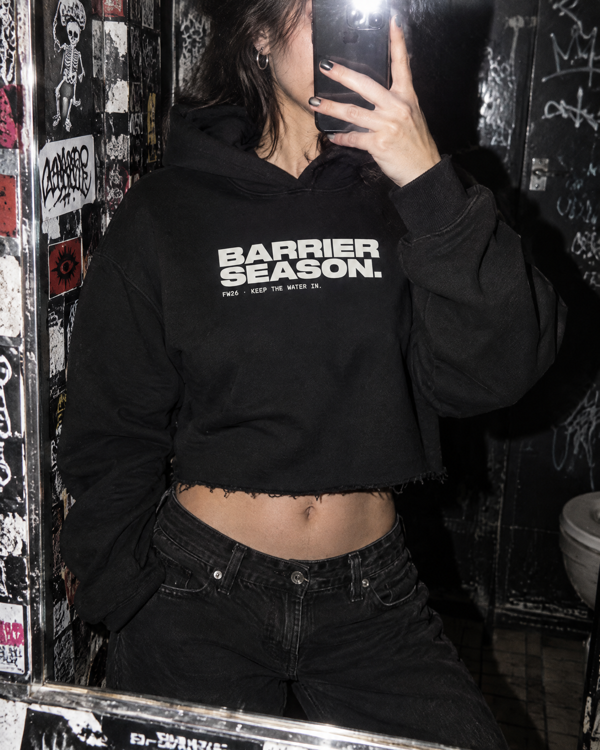 Barrier Season Cropped Hoodie — Vol. 02 lookbook 3