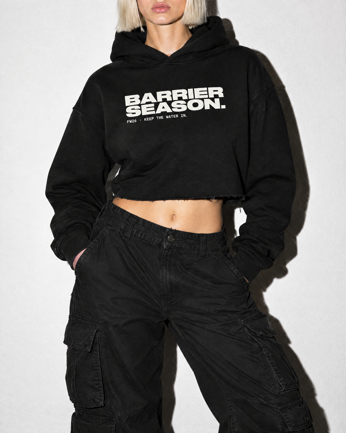 Barrier Season Cropped Hoodie — Vol. 02 lookbook 1